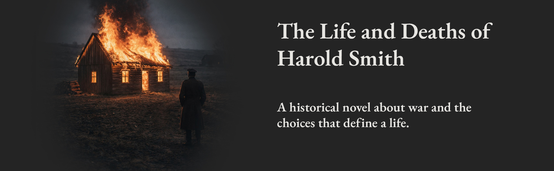 Title panel for The Life and Deaths of Harold Smith